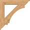 Ekena Millwork Imperial Traditional Smooth Bracket w/ Offset Brace, Western Red Cedar, 7 1/2"W x 38"D x 38"H BKT0806X38X38IMP01SWR - alternate 2